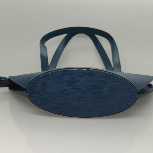 LOUIS VUITTON Epi Saint Jacques Poignees Long Hand Bag Blue M52265 - Picture 5 of 16